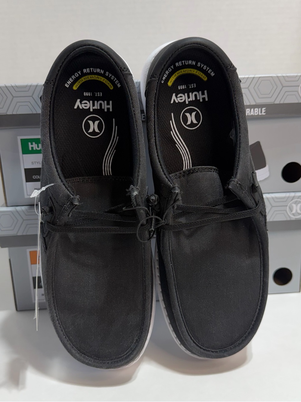 Hurley Women's Black Ojai Slip-On Casual Memory Foam Shoes Sizes 7.5- 8.5 NWB - Picture 9 of 9